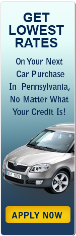 Get Lowest Rates on Your Next Car Purchase in Pennsylvania, No Matter What Your Credit Score Is! 